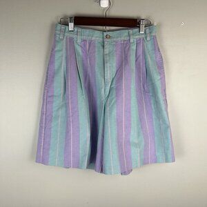 Saddlebred Men’s Shorts‎ 32 Purple Stripe